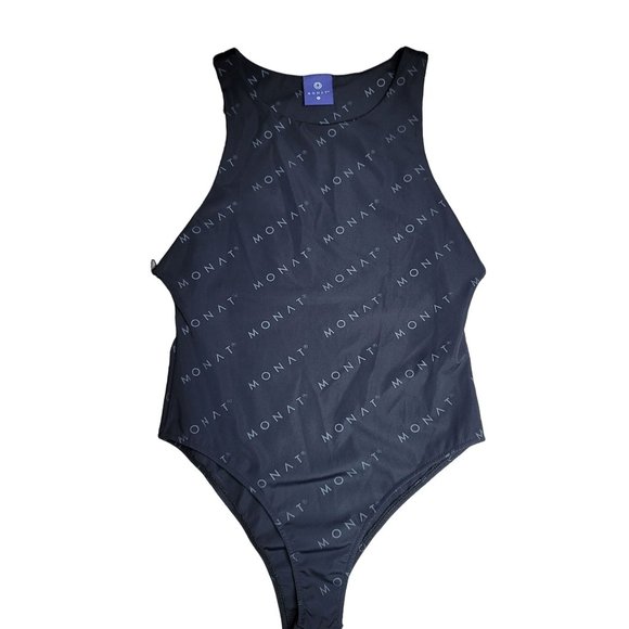 MONAT High Neck Body Suit Black Size Small - Picture 5 of 5